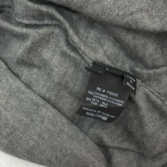 Derek Lam Gray Drape Front Sweater M - Picture 6 of 6